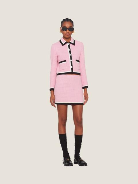 Tweed miniskirt