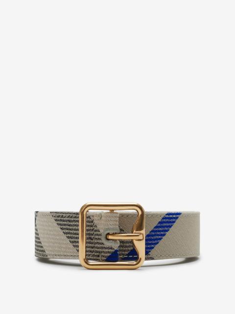 Burberry Check B Buckle Belt