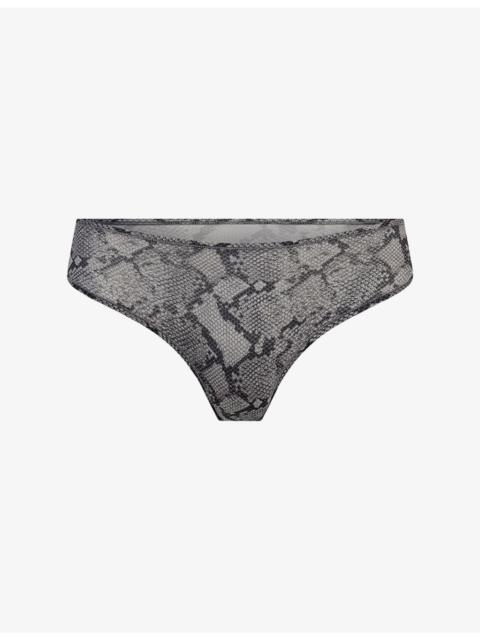 SKIMS Fits Everybody Low-Rise Stretch-Jersey Thong