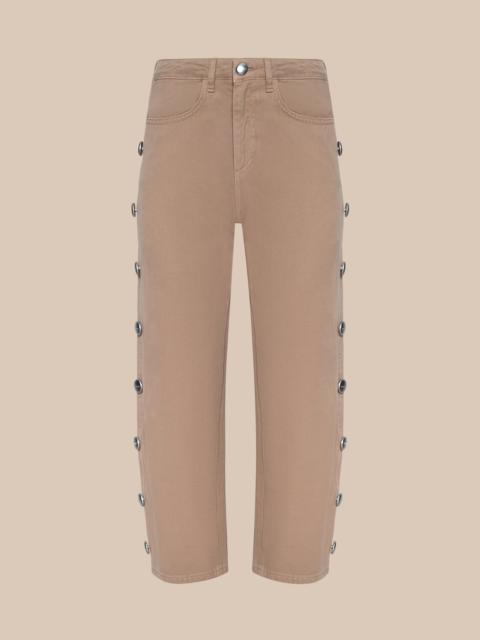 L'AGENCE Mallis Studded Bow-Leg Jean