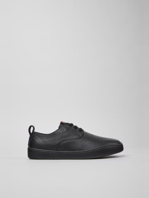 CAMPER Peu Touring Black Leather Sneakers for Men.