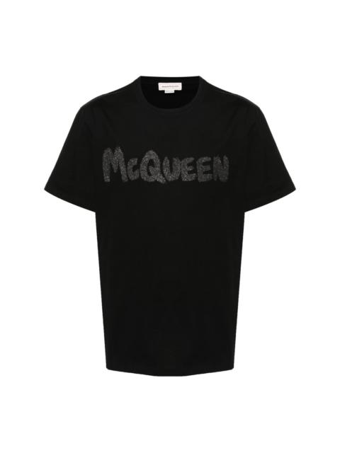Alexander McQueen logo-print cotton T-shirt