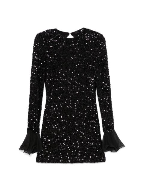 sequinned mini dress
