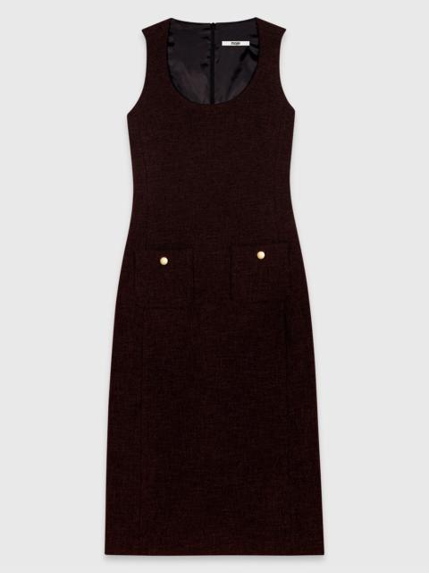 maje Midi tweed dress
