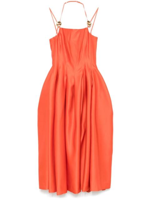 STINE GOYA double-strap midi dress