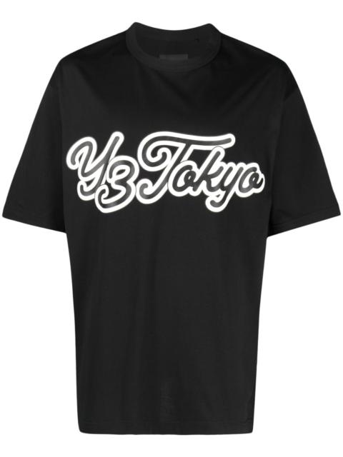 Y-3 GFX S/S logo-flocked T-shirt