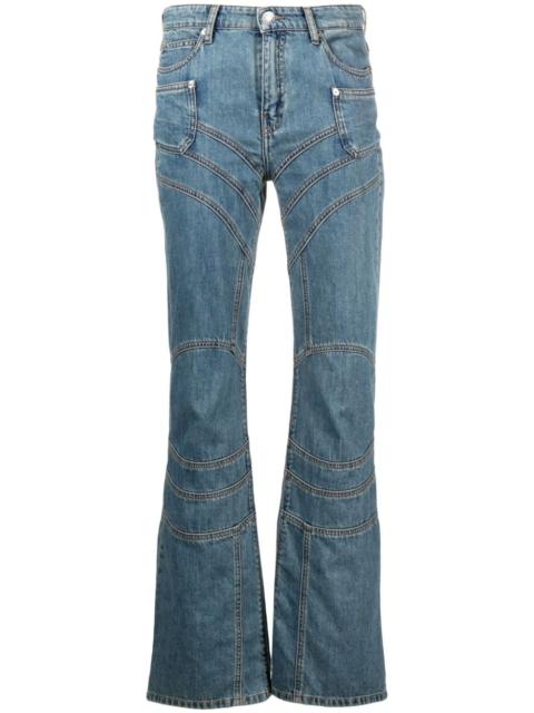 Zadig & Voltaire Elvira mid-rise flared jeans