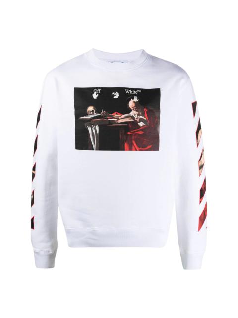 Caravaggio print sweatshirt