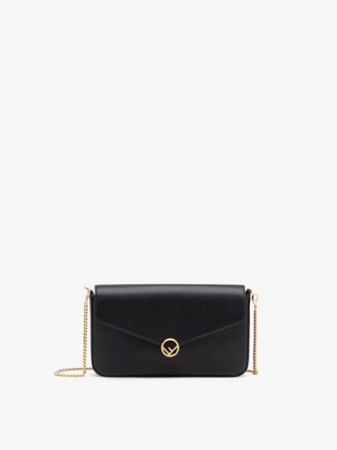FENDI Black leather mini-bag