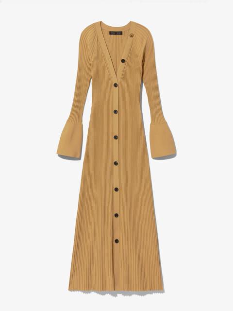 Proenza Schouler Rib Knit Cardigan Dress