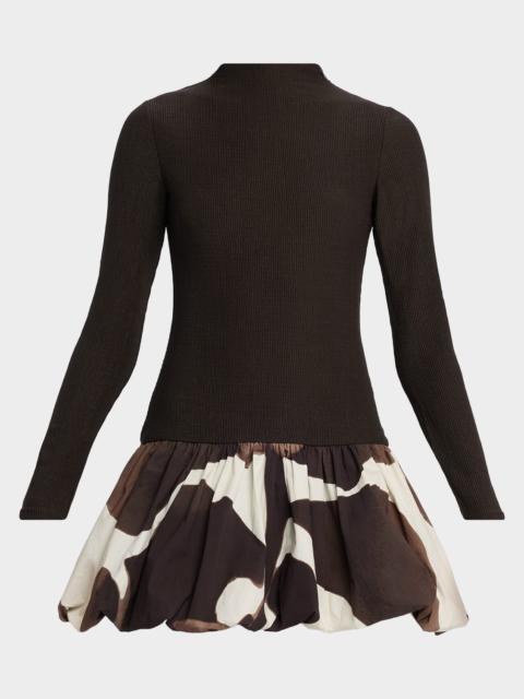 SIGNIFICANT OTHER Charley Drop-Waist Bubble Mini Dress