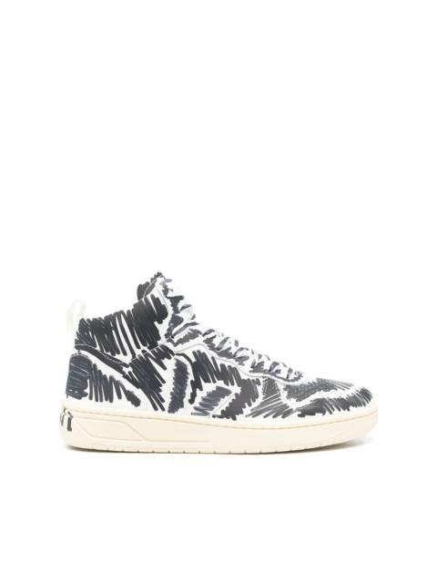 x Marni V-15 leather sneakers