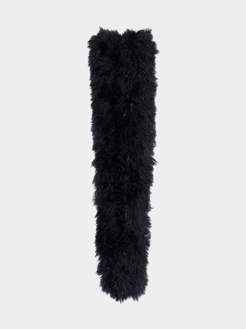 Yves Salomon Long Feather Scarf