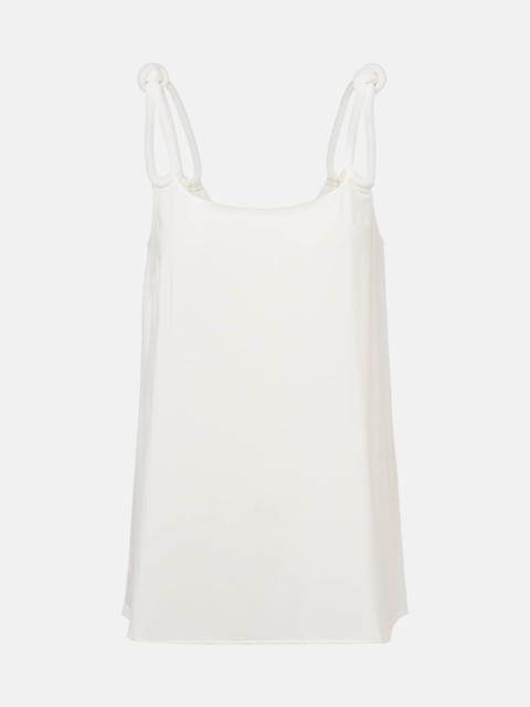 Max Mara Faida gathered jersey top