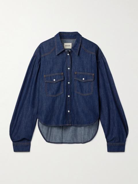 KHAITE Grenon Denim Shirt