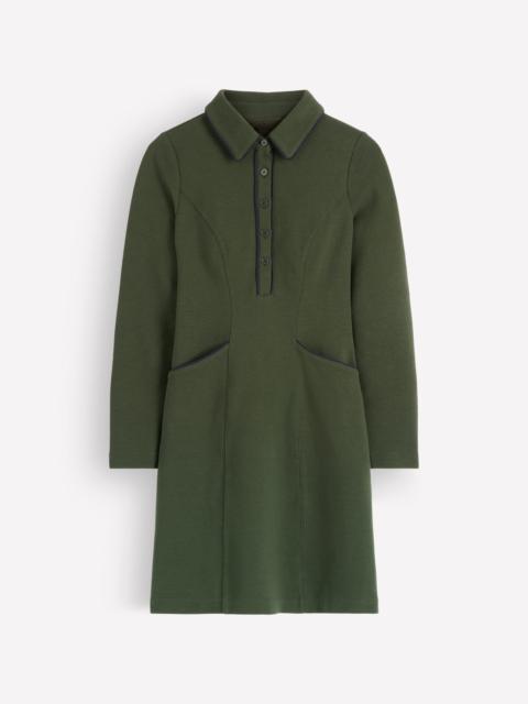BODEN Catrin Shift Ottoman Dress-Forest Glade