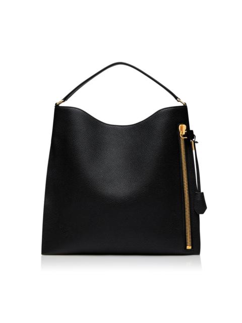TOM FORD GRAIN LEATHER ALIX LARGE HOBO