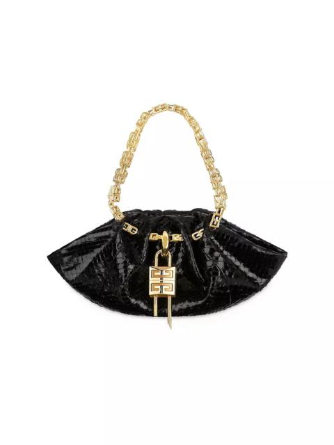 Givenchy Mini Kenny Top Handle Bag in Python