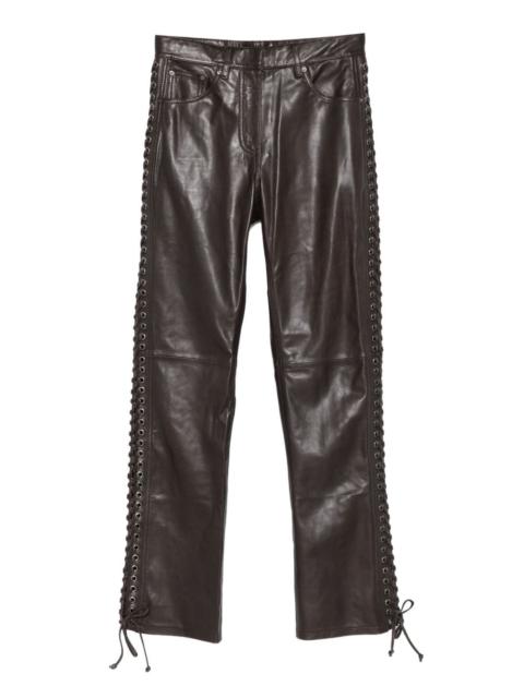 ROTATE eyelet-detail trousers