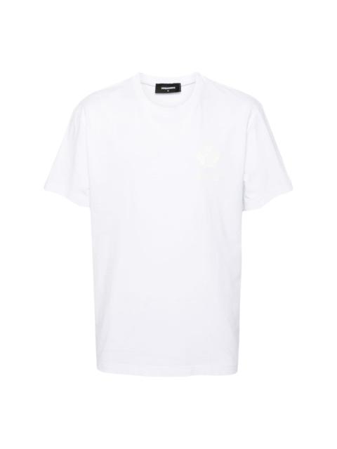 raised-logo cotton T-shirt