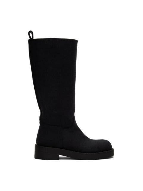 Ann Demeulemeester Grey Denim Jose Boots