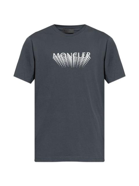 Moncler crew-neck logo T-shirt