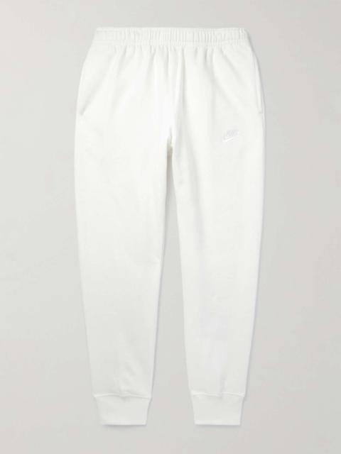 Sportswear Club Slim-Fit Logo-Embroidered Cotton-Blend Jersey Sweatpants