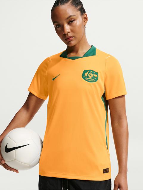 Nike Australia 2026 Stadium Home Women's Nike Dri-FIT Soccer Jersey