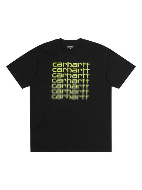 Carhartt WIP Short-Sleeve Fading Script T-Shirt 'Black'