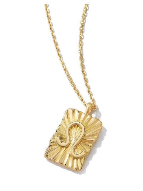 DAVID WEBB Leo Zodiac Pendant Necklace