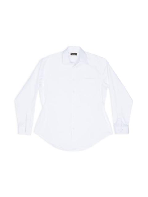 BALENCIAGA Women's Hourglass Shirt in White