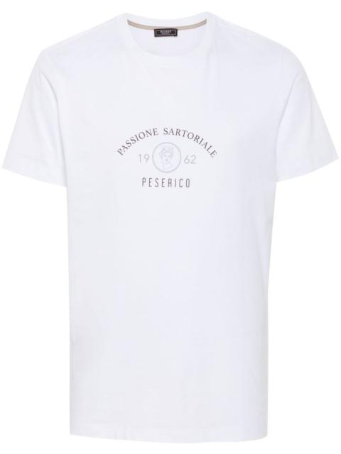 PESERICO logo-print cotton T-shirt