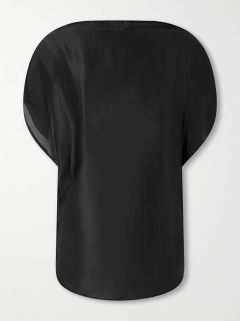 KHAITE Poppi Satin Blouse