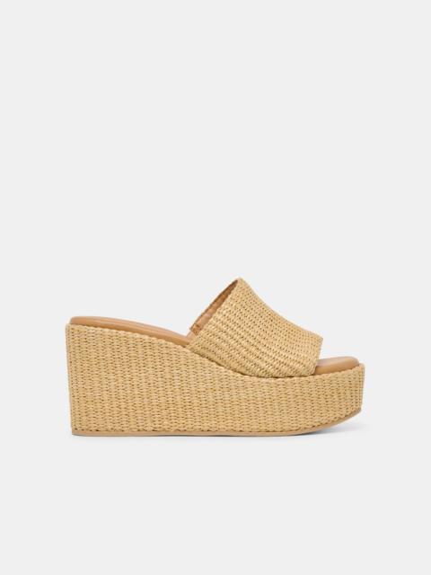 dolce vita JOCLYN WEDGES LT NATURAL RAFFIA