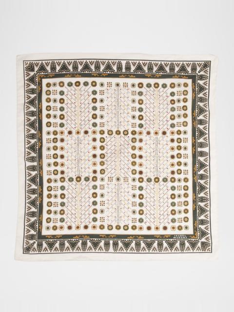 Isabel Marant Altena Printed Bandana Scarf
