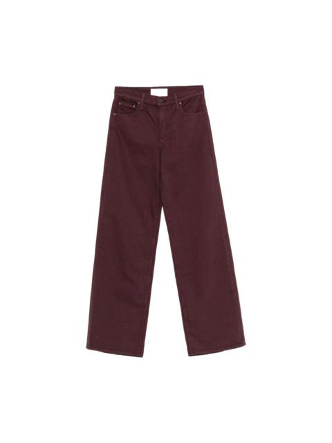MOTHER Wide-leg denim jeans