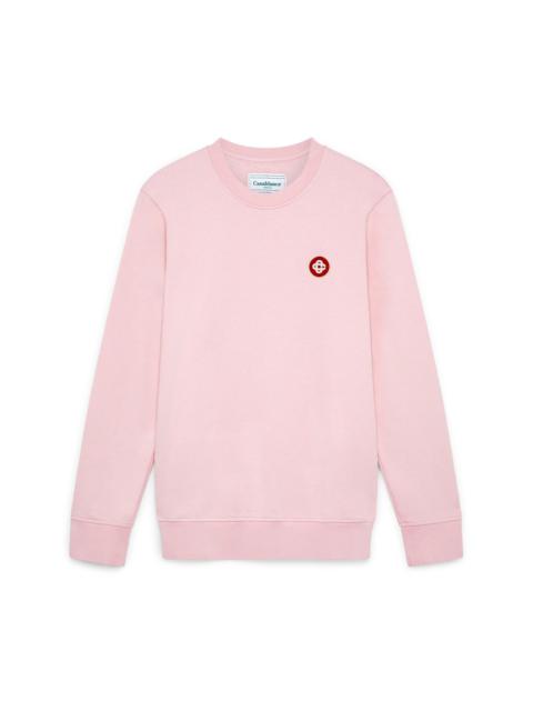 CASABLANCA Pink Logo Patch Sweatshirt