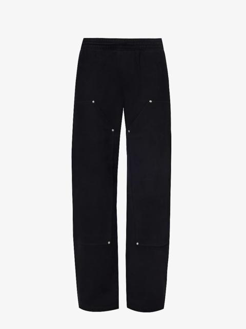Carpenter relaxed-fit wide-leg cotton cargo trousers