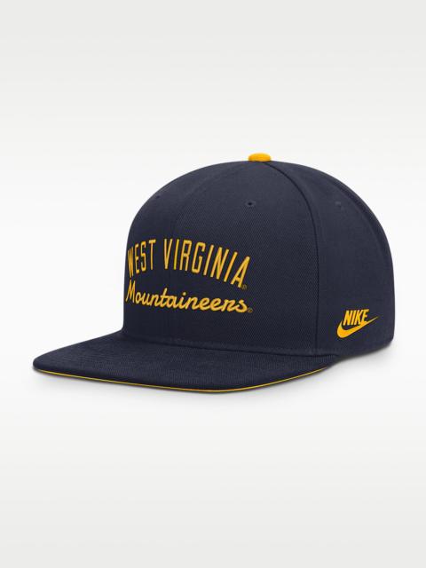 Nike West Virginia Legacy Pro Men's Nike Dri-FIT College Adjustable Hat