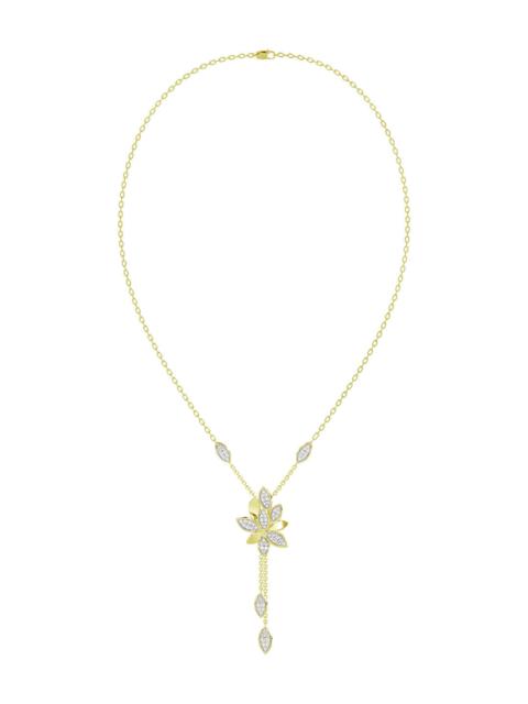 Marchesa WILD FLOWER YELLOW GOLD Y NECKLACE
