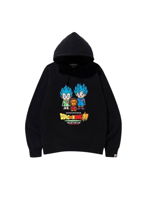 A BATHING APE BAPE x Dragon Ball Z Super Son Goku Vegeta Hoodie Black REVERSIBLE