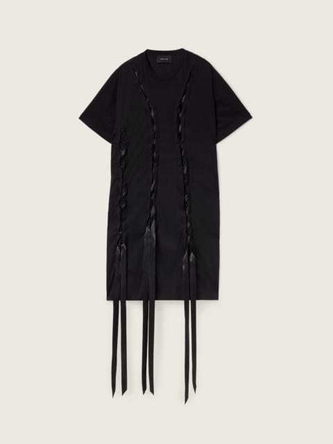 Simone Rocha Unraveling Ribbon T-Shirt Dress