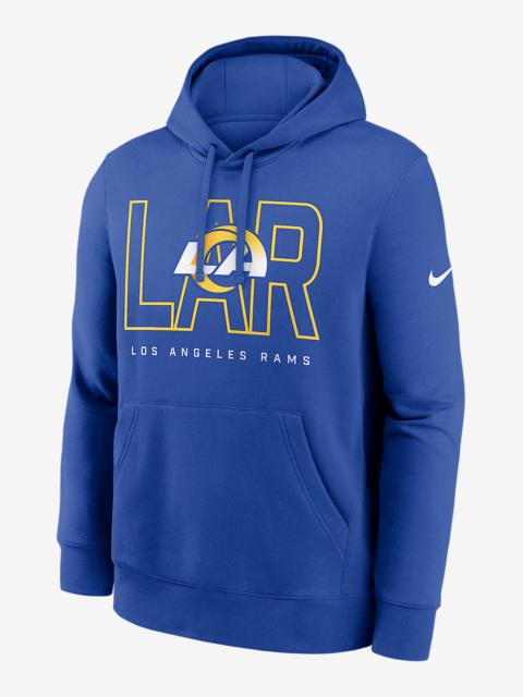 Nike Los Angeles Rams Busted Play Club Men's Nike NFL Pullover Hoodie