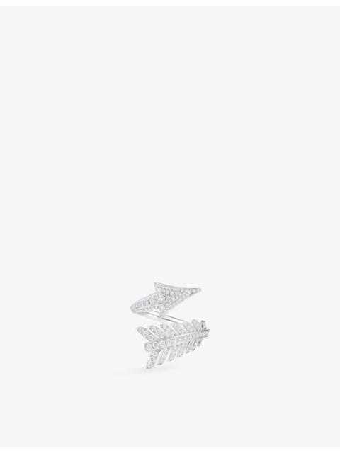 Boucheron Fleche 18ct White-Gold And 0.67ct Diamond Ring