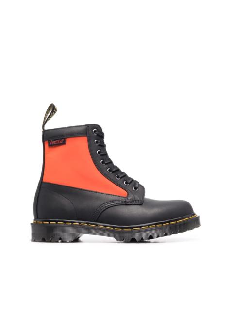 1460 two-tone leather boots
