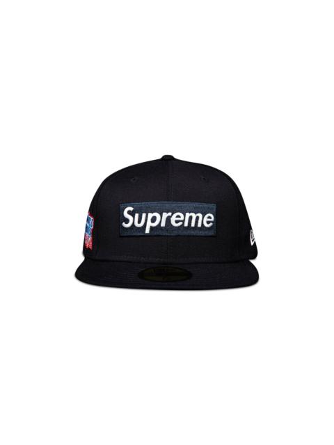 Supreme World Famous Box Logo New Era 'Navy'