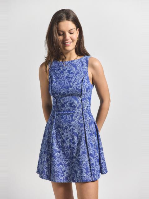 DEREK LAM 10 CROSBY CAYMAN HIGH NECK DRESS