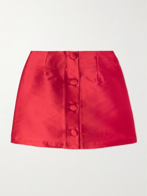 DESTREE Lucio Taffeta Mini Skirt