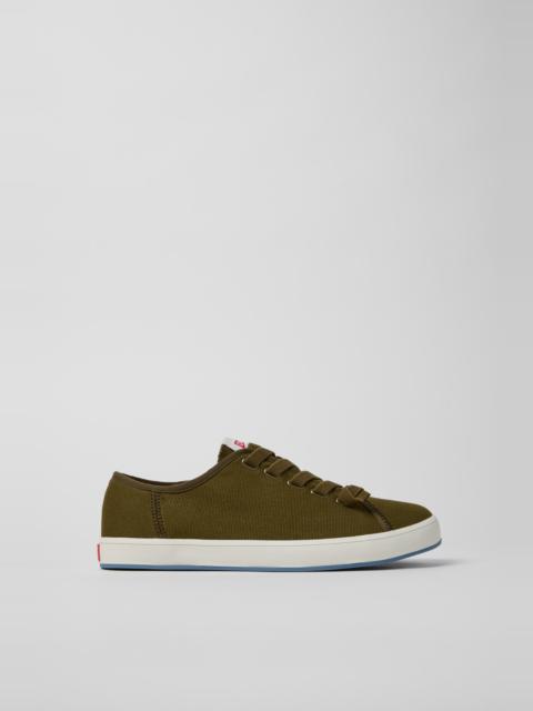 CAMPERLAB Green Textile Sneakers for Men.