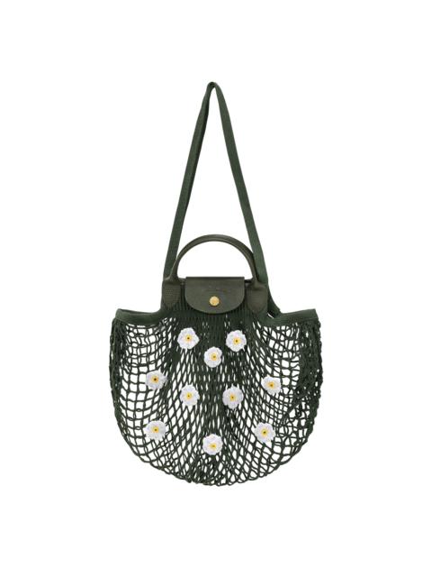 Longchamp Le Pliage Filet L Mesh bag Khaki - Canvas